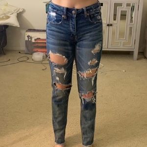 american eagle ripped skinny jeans